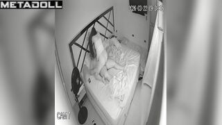 Chubby man was very tired when he fucked her, look