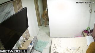 Someone is constantly watching her, especially in the morning