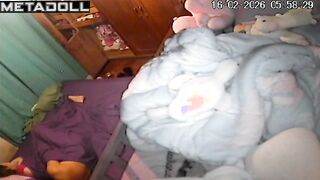 Yes, a strange camera often watches them in the bedroom