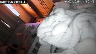 Strange camera watches them 24 hours a day, bedroom video