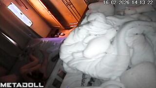 Strange camera watches them 24 hours a day, bedroom video