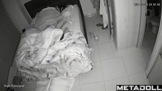 Brunette with long hair got awesome orgasm with her man