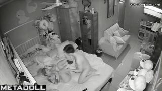 Parents fucked hotly in all positions / bedroom cam