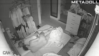 He really wanted sex and decided to wake her up, spy cam