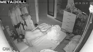 He really wanted sex and decided to wake her up, spy cam