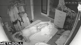 He really wanted sex and decided to wake her up, spy cam