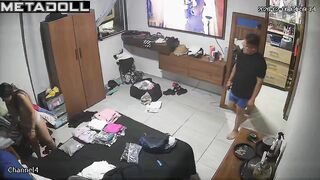 For some reason, strangers are watching them, spy cam