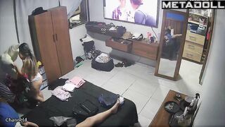 For some reason, strangers are watching them, spy cam
