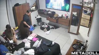 For some reason, strangers are watching them, spy cam