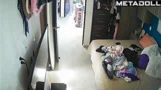 Someone is constantly watching her naked body, oops