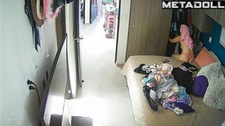 Someone is constantly watching her naked body, oops