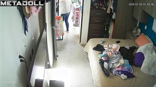 Someone is constantly watching her naked body, oops
