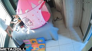 Husband and wife fucked when their relative was in kindergarten