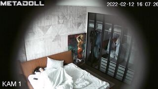 Masturbation is what makes her happy, bedroom solo