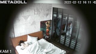 Masturbation is what makes her happy, bedroom solo