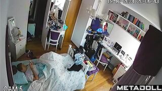 Masturbation in bed is real pleasure, solo hidden cam