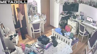 Everyone knows that there is a hidden camera in her room