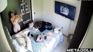 Every day of hers is like the previous one, spy cam