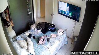 Every day of hers is like the previous one, spy cam