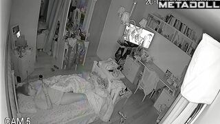She likes to masturbate and she does it three times a day