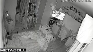 She likes to masturbate and she does it three times a day