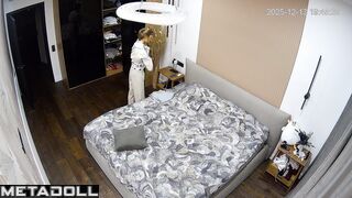 Classmates and friends watching her through a hidden bedroom camera