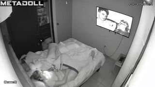 Daily masturbation is her routine, hot bedroom tape