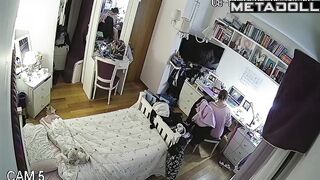 Her typical day, which all her classmates are watching