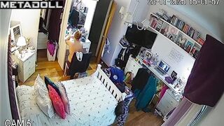 She looked at her pimples in the mirror for a long time