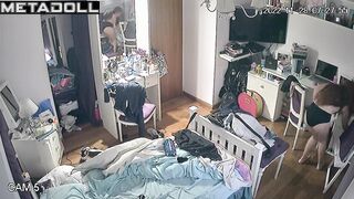 Babe prepared for the party long and carefully, hidden cam