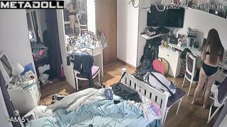 Babe prepared for the party long and carefully, hidden cam