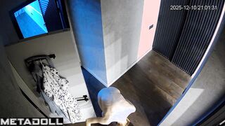 Her home is unsafe, she is being watched by a hidden camera