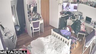 Parents came into her room after she finished, look