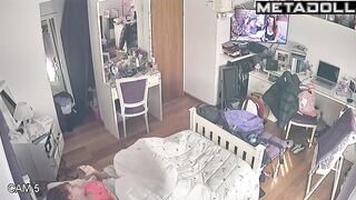 Parents came into her room after she finished, look
