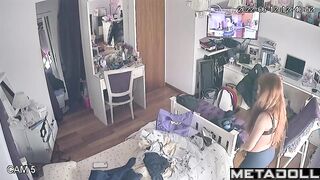 Parents came into her room after she finished, look