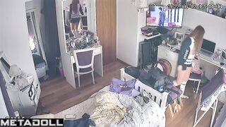 Parents came into her room after she finished, look