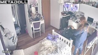 Parents came into her room after she finished, look