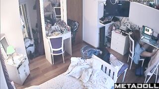 Redhead babe masturbates too much and knows about it