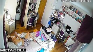 Her life is no longer private (after installing a camera)