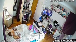 Her life is no longer private (after installing a camera)