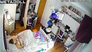 Her life is no longer private (after installing a camera)