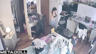Classmates constantly spy on their boobs (home tape)
