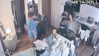 Classmates constantly spy on their boobs (home tape)