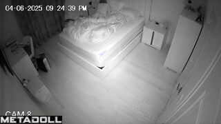 She loves enjoying it in the night, bedroom video