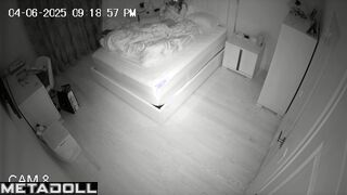 She loves enjoying it in the night, bedroom video
