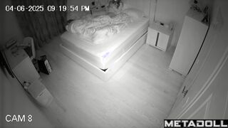 She loves enjoying it in the night, bedroom video