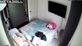 Someone decided to spy on this babe and installed a hidden camera