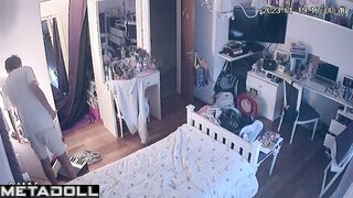 Young couple hugging so sweet right now / spy camera