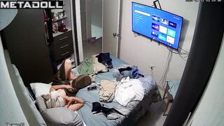 Her room is under surveillance and it doesn't bother her