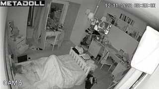 Her fingers can't stop - spy bedroom camera (solo)